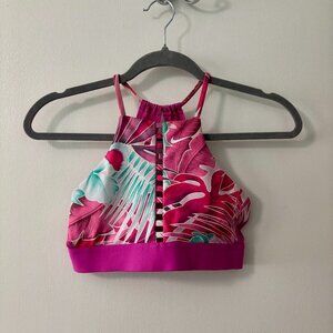 Nike Pretty Pink cut out sports bra, DRI-FIT Size S